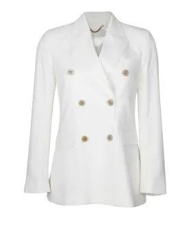 GOLDEN GOOSE DOUBLE-BREASTED DIVA BLAZER IN WOOL BLEND