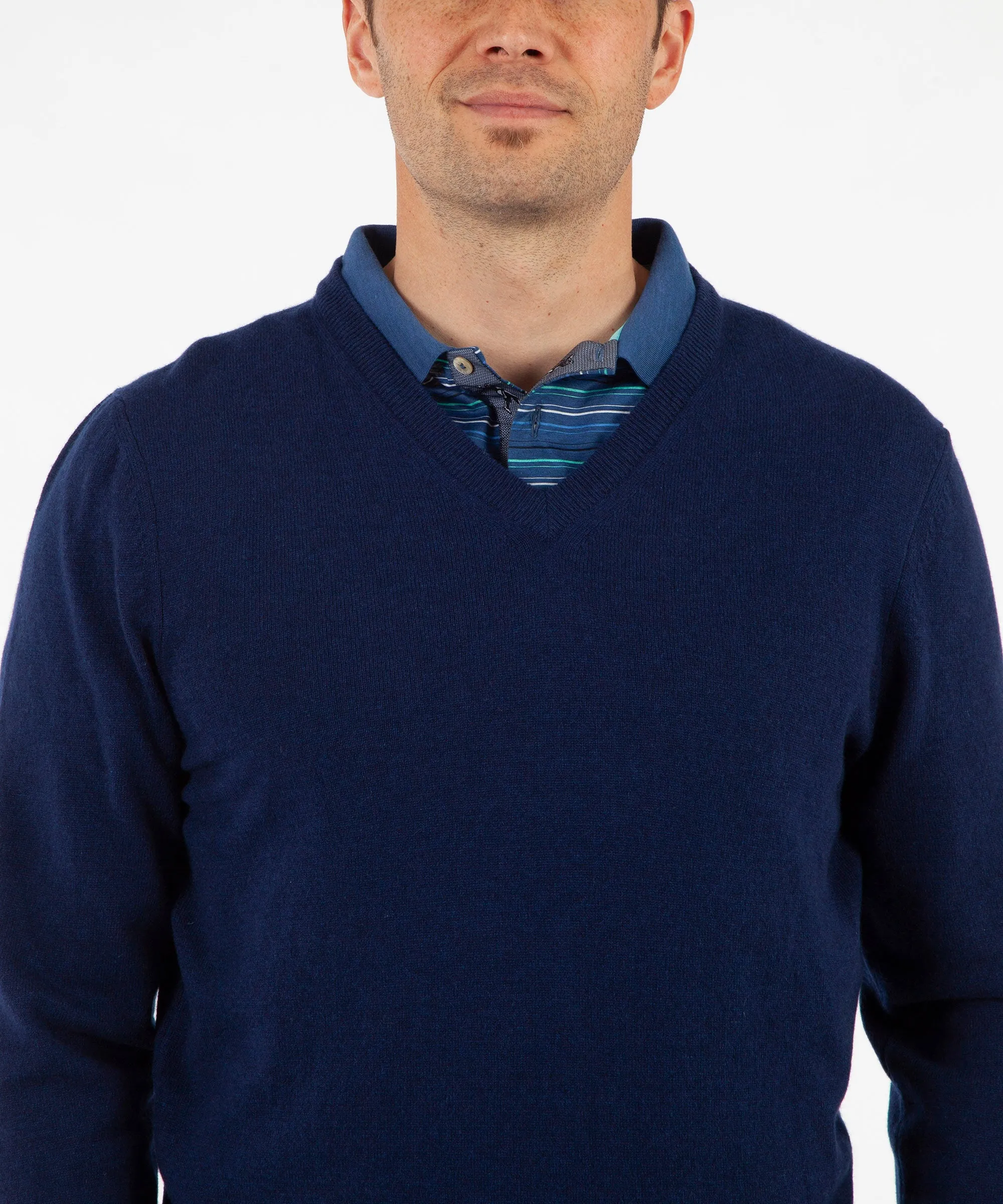 Heritage 100% Italian Cashmere V-Neck Sweater