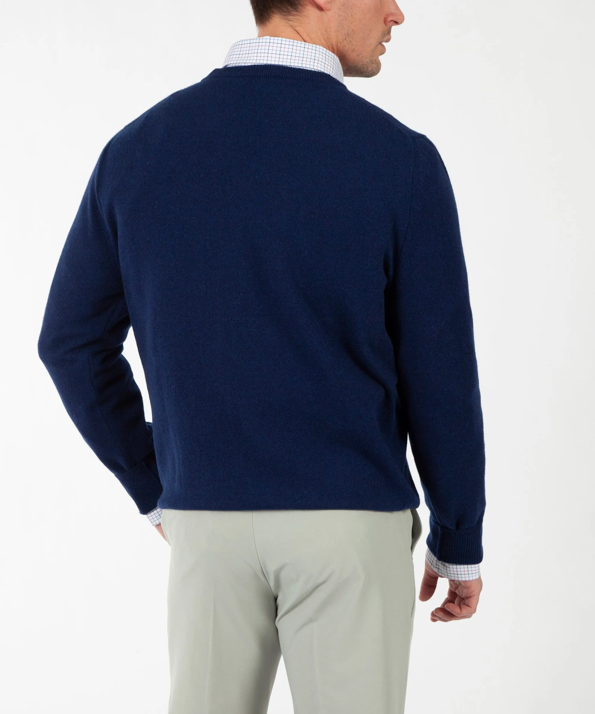 Heritage 100% Italian Cashmere V-Neck Sweater