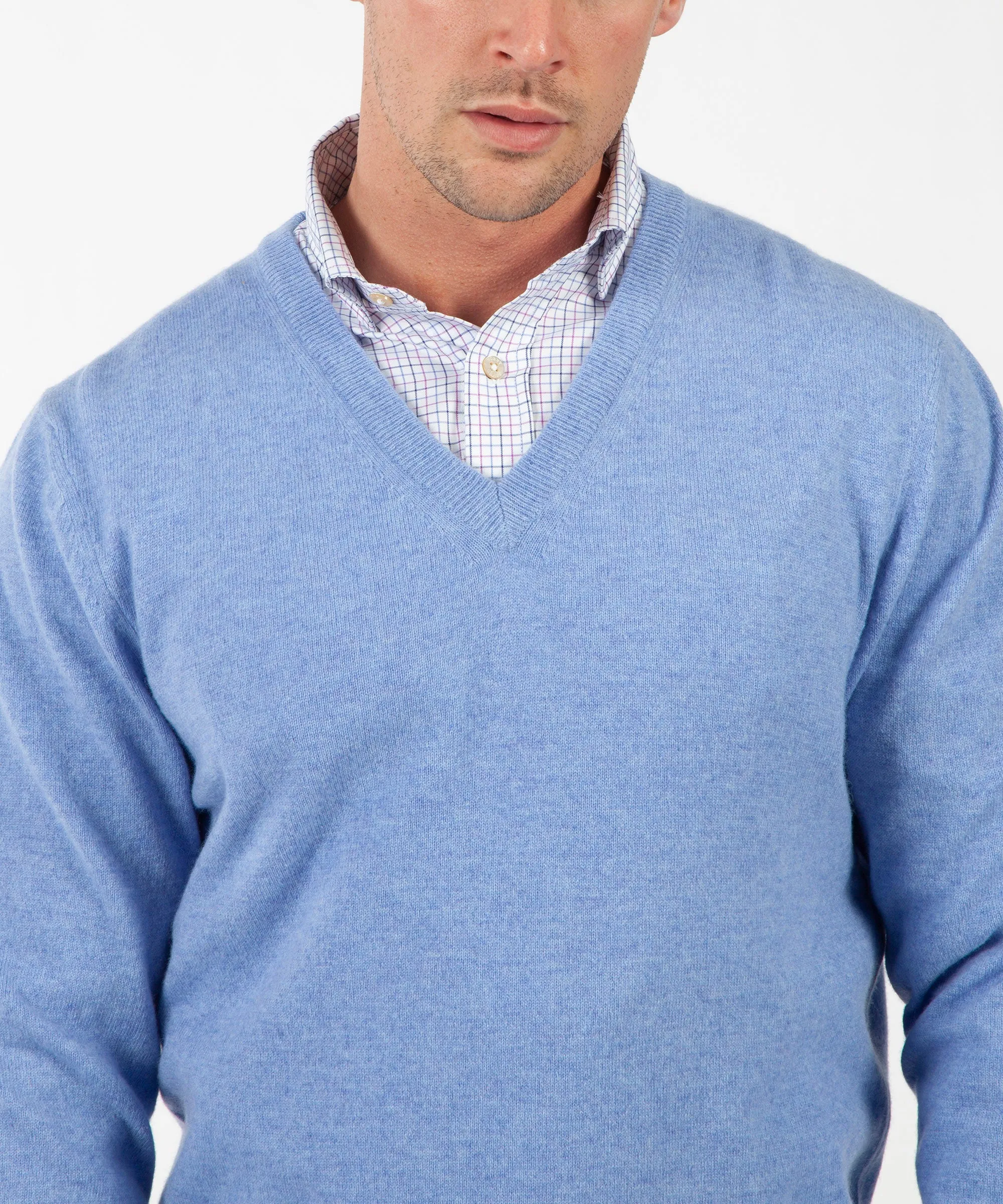 Heritage 100% Italian Cashmere V-Neck Sweater