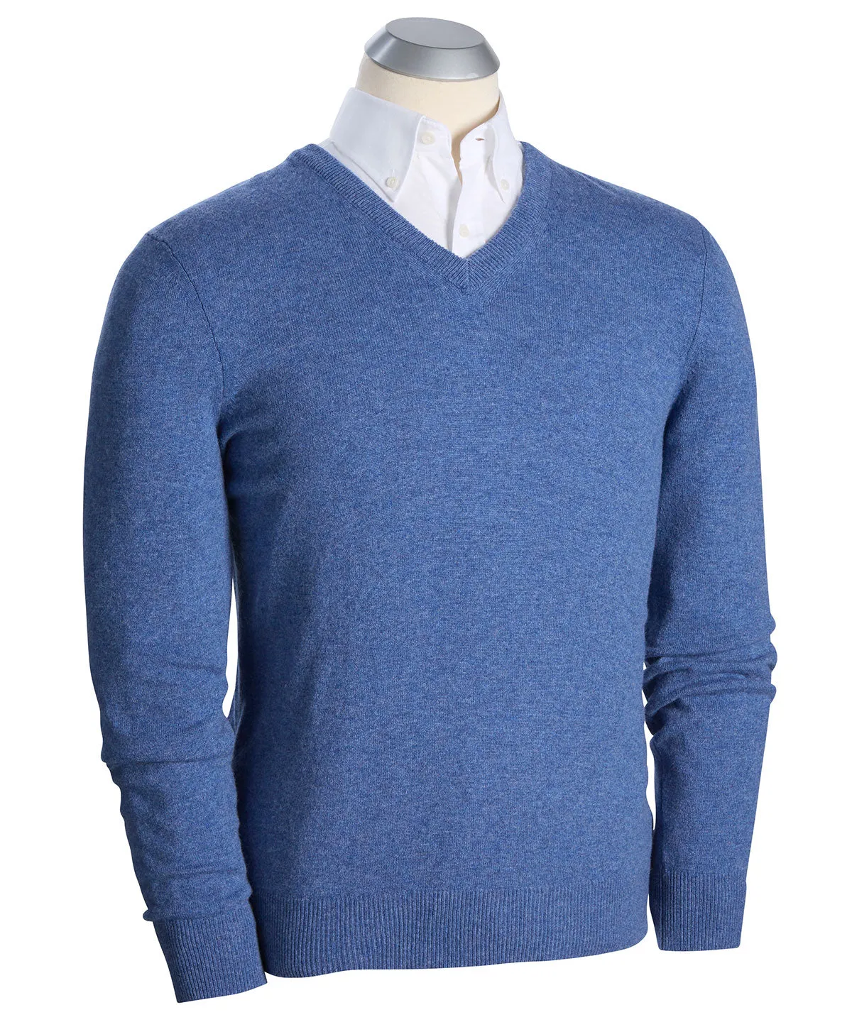 Heritage 100% Italian Cashmere V-Neck Sweater