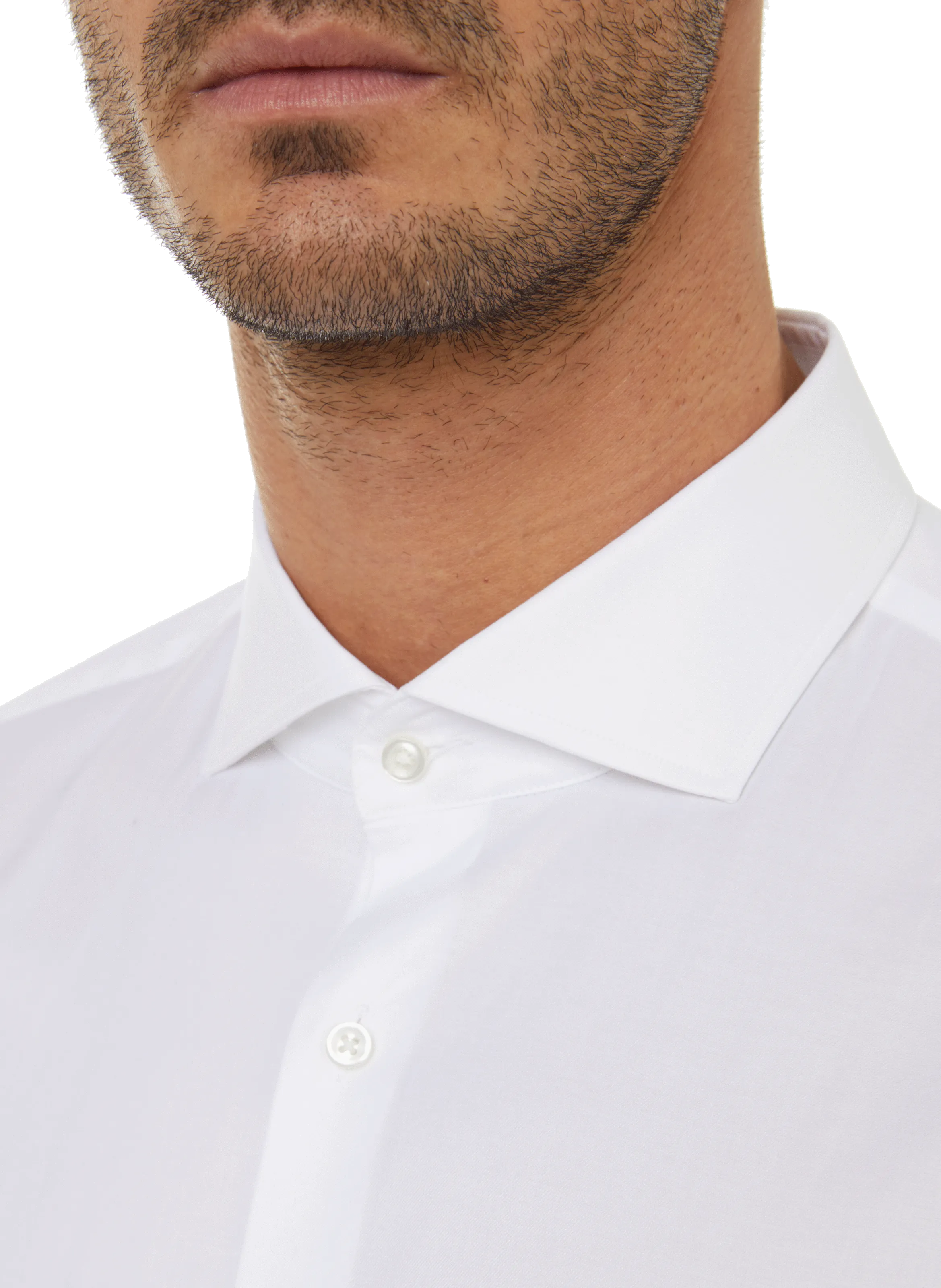 Hugo boss  Button Down long-sleeve cotton Shirt - White