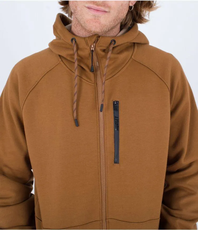 Hurley Cabrillo Heat Full Zip Fleece Bronzed