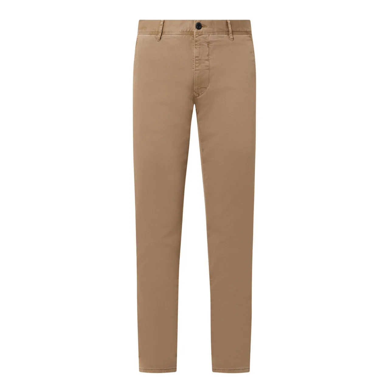 INCOTEX Mid-Rise Casual Chinos - Khaki