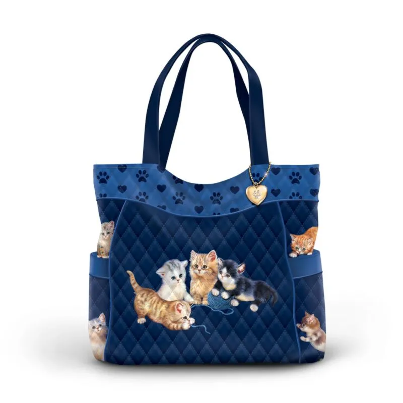 Jürgen Scholz 'Kitty-Kat Cute' Tote Bag