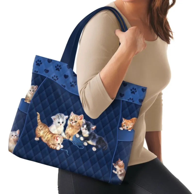 Jürgen Scholz 'Kitty-Kat Cute' Tote Bag