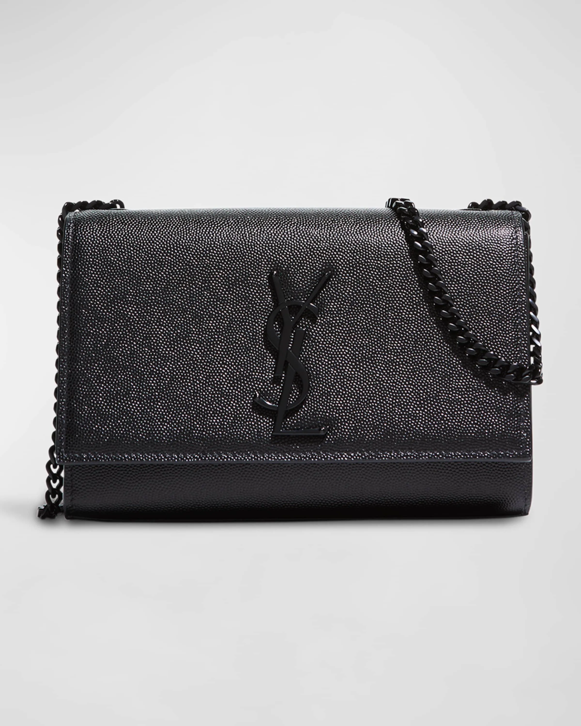 Kate Small YSL Crossbody Bag in Grained Leather