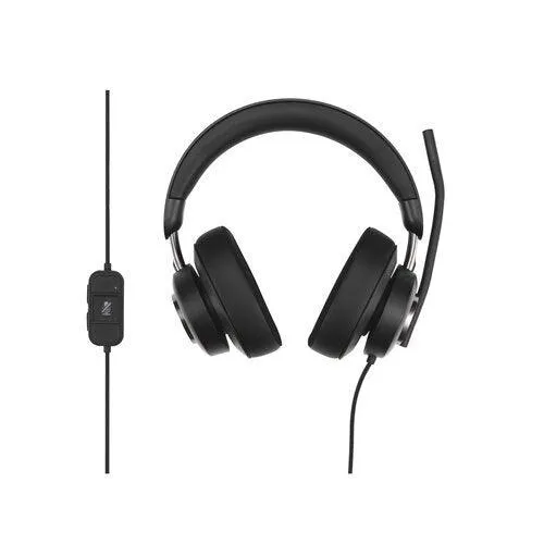 Kensington H2000 USB-C Over Ear Wired Headset Black