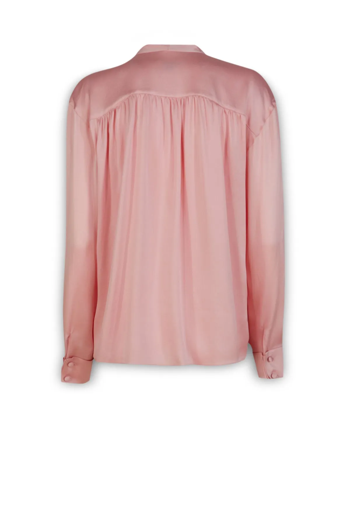 Lanvin Pussy-Bow Long Sleeve Blouse