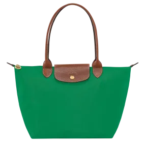 Le Pliage Original M Tote bag Green - Recycled canvas