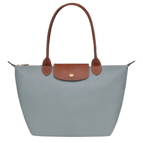 Le Pliage Original M Tote bag Steel - Recycled canvas