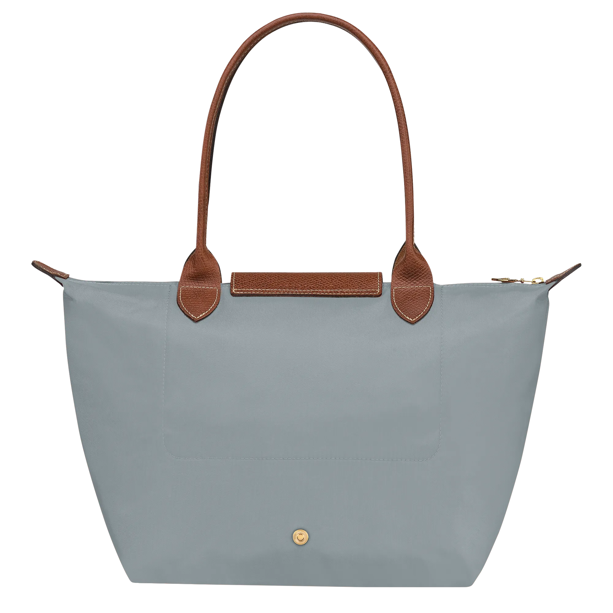 Le Pliage Original M Tote bag Steel - Recycled canvas