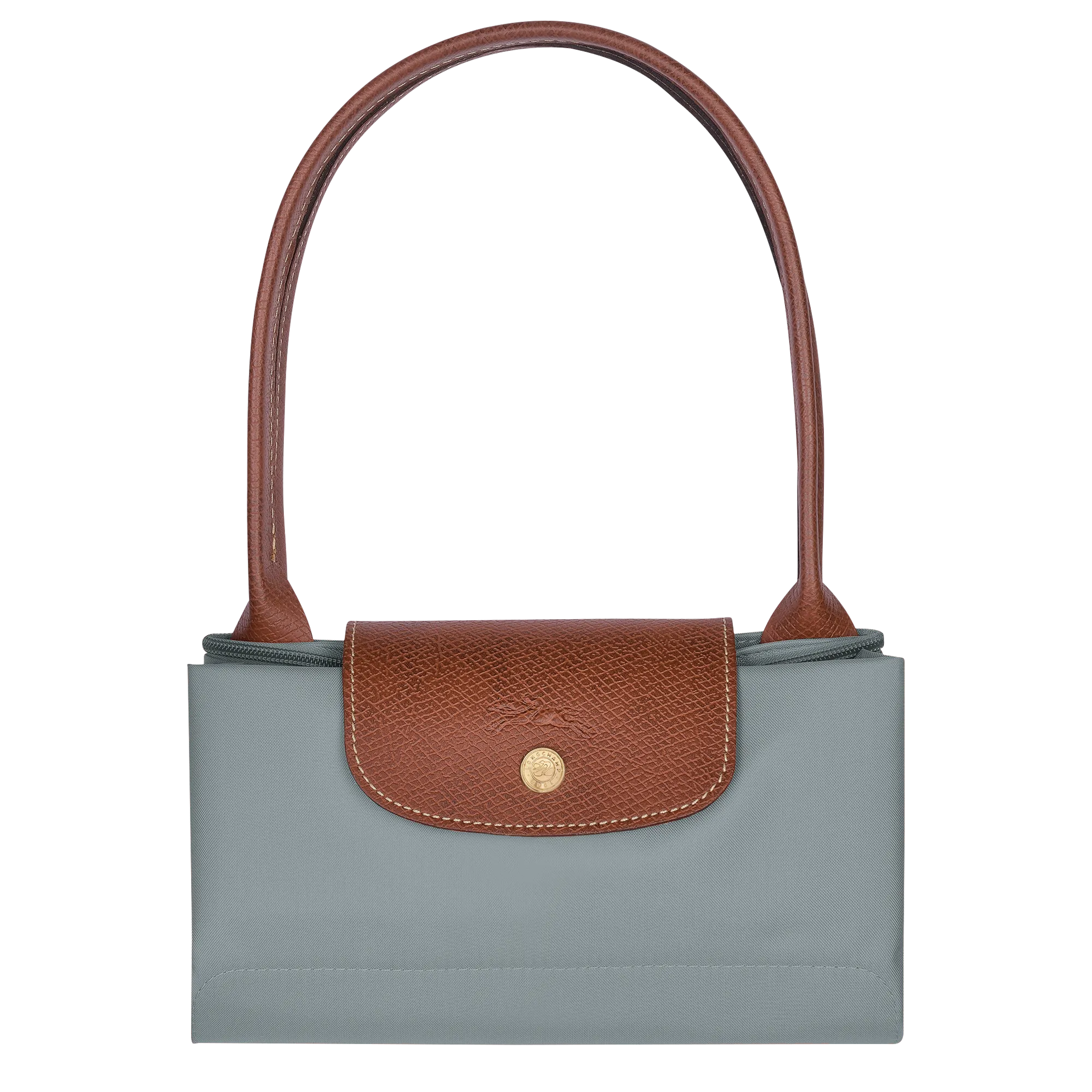 Le Pliage Original M Tote bag Steel - Recycled canvas