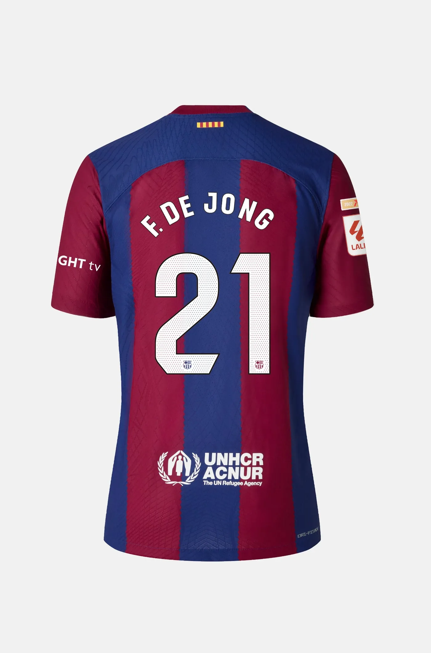 LFP FC Barcelona home shirt 23/24 - Long-sleeve - F. DE JONG