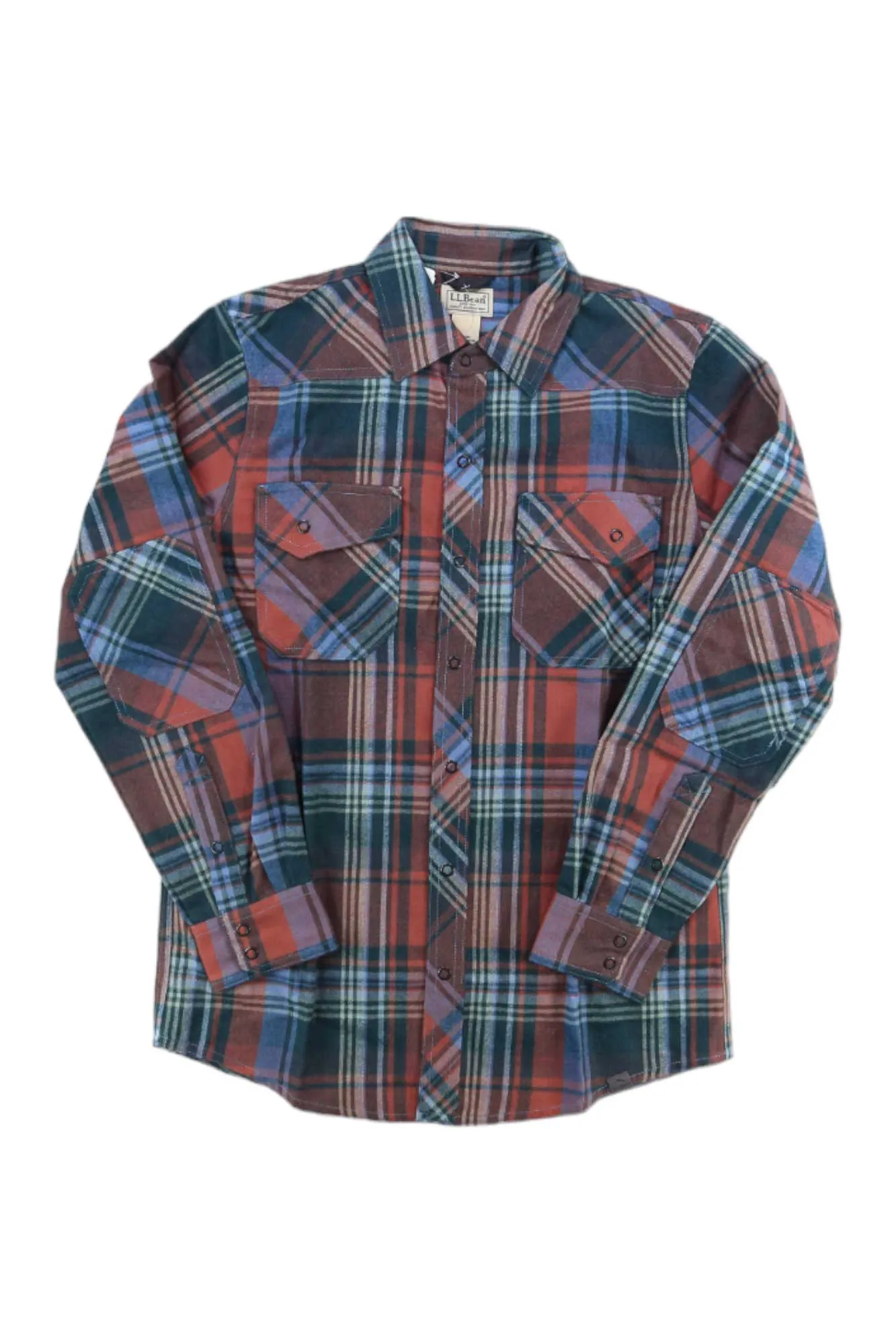 L.L.Bean Men's Katahdin Performance Flannel Plaid Shirt