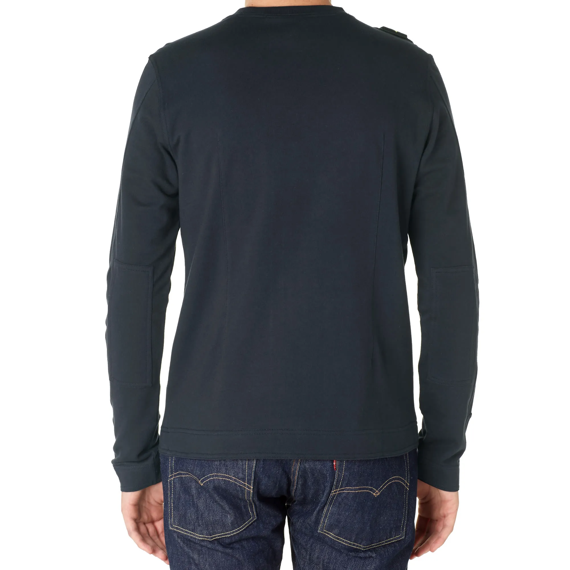 MA.STRUM Long Sleeve Compass TeeDark Navy