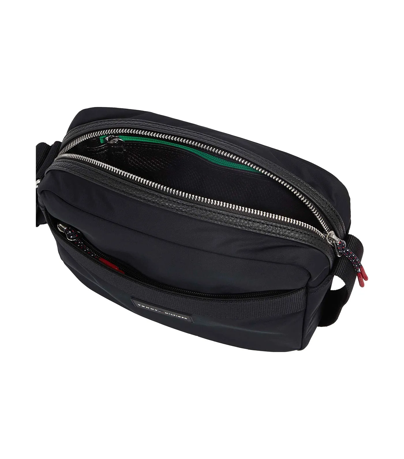 Men's Nylon Mini Messenger Bag Black