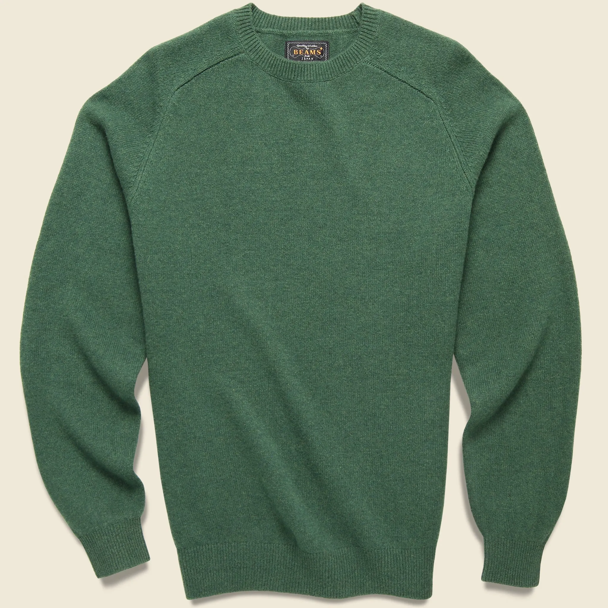 Merino Crew Sweater - Green