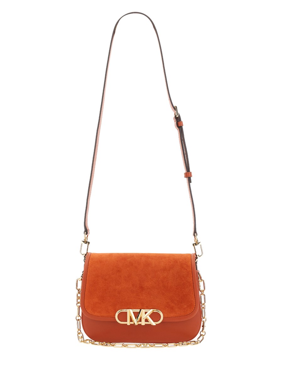 MICHAEL BY MICHAEL KORS      BORSA MESSENGER PARKER MEDIA IN SUEDE