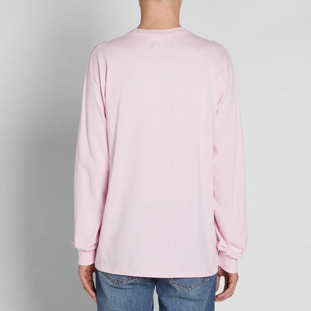 MKI Long Sleeve Studio Box TeePink