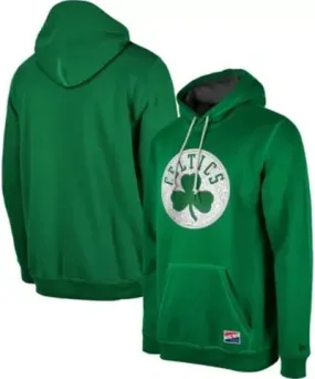 New Era Men's NBA Boston Celtics Corduroy Applique Pullover Hoodie