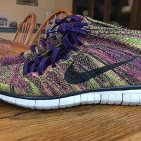 Nike Flyknit Chukka Grand Purple Size 10.5 M