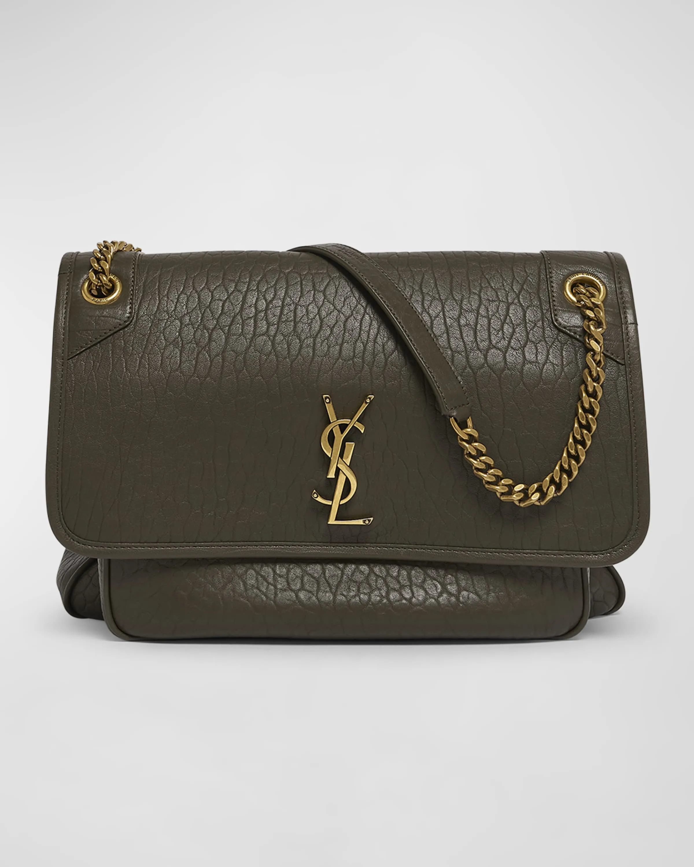 Niki Large YSL Crossbody Bag in Lambskin Leather