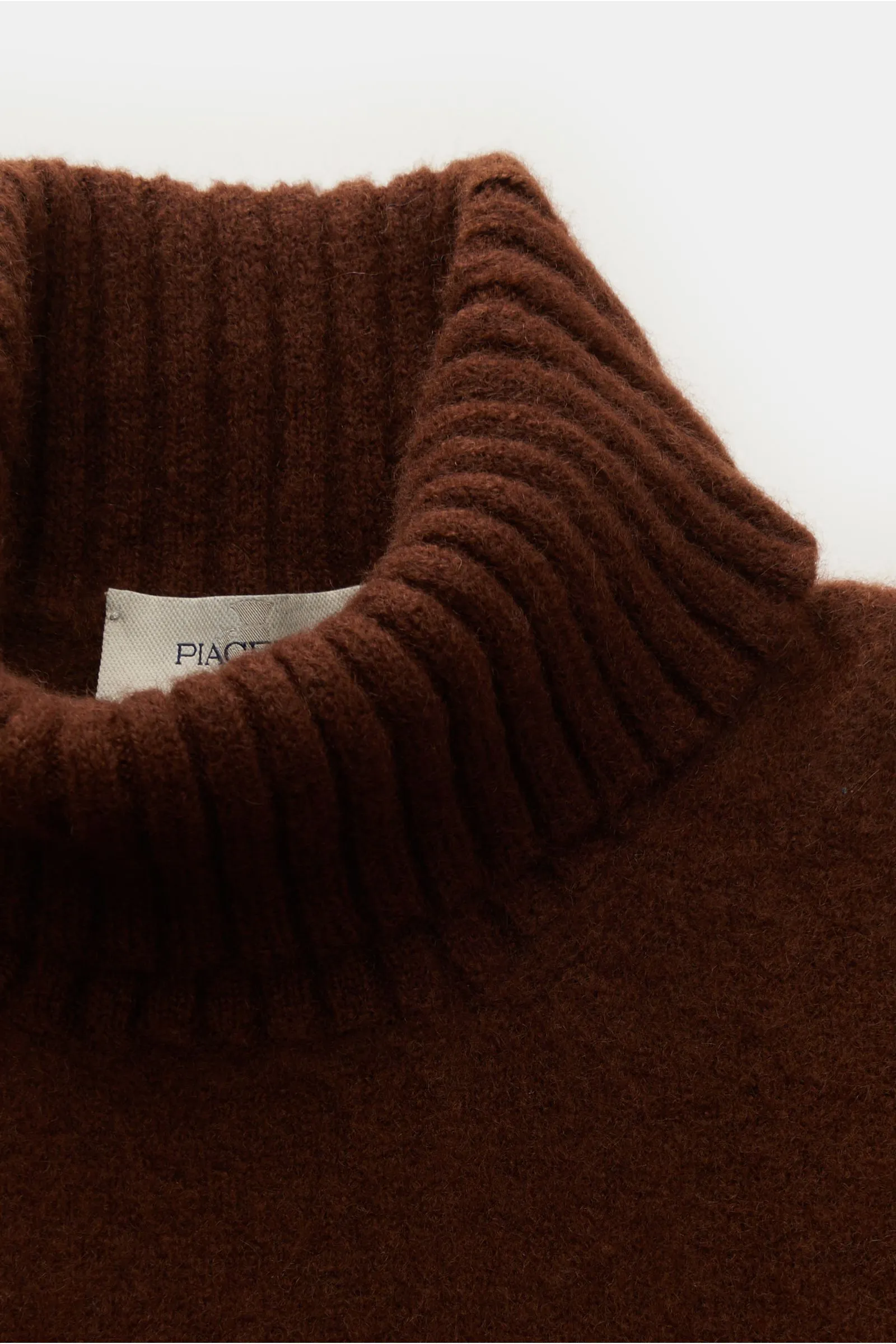 PIACENZA turtleneck jumper brown