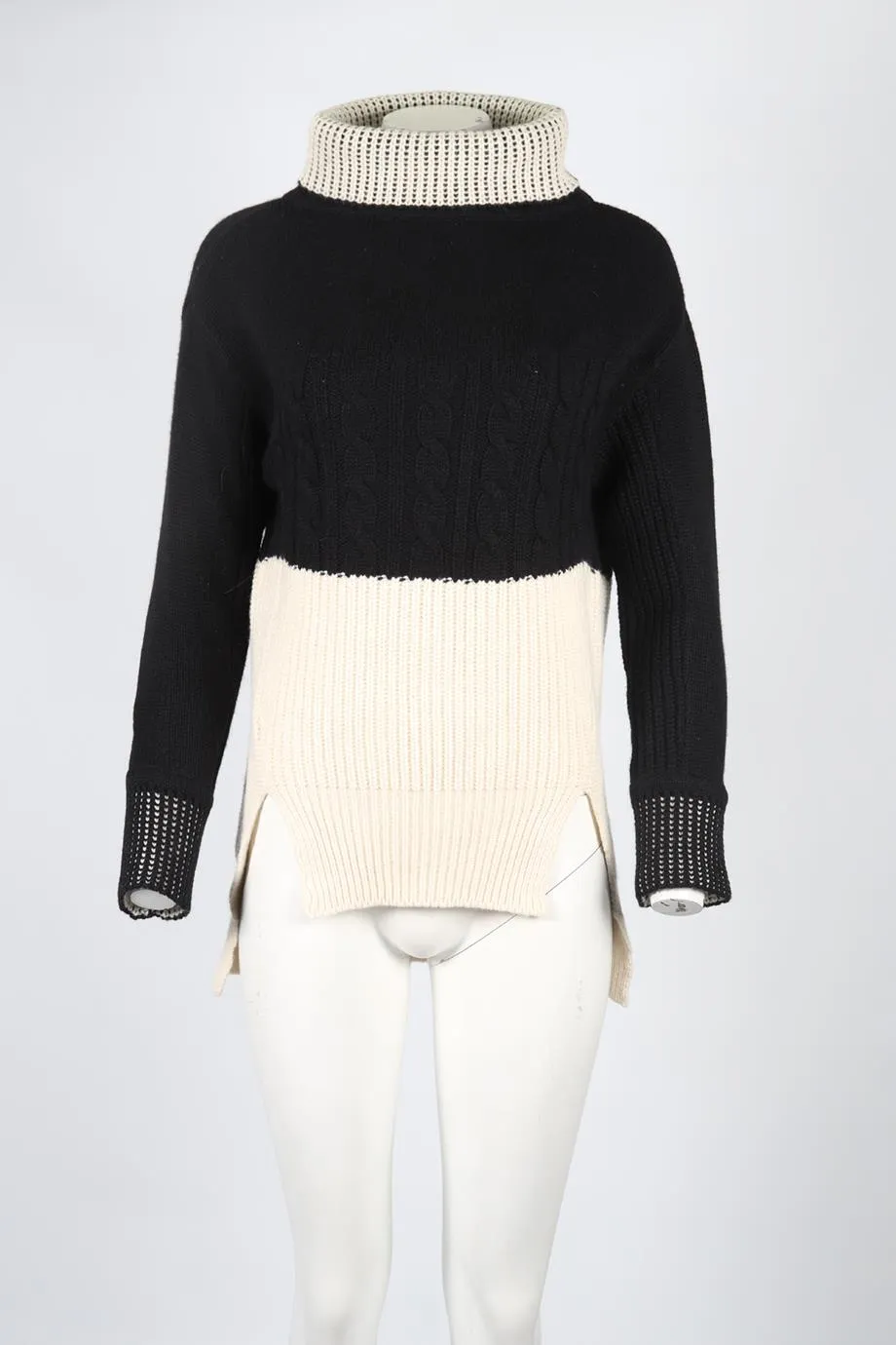 PRABEL GURUNG CASHMERE TURTLENECK SWEATER SMALL