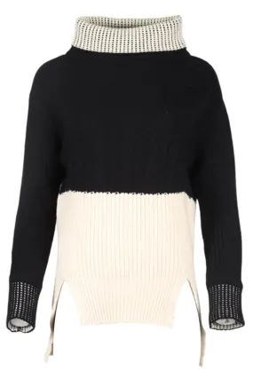 PRABEL GURUNG CASHMERE TURTLENECK SWEATER SMALL