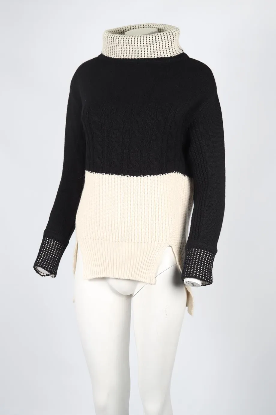 PRABEL GURUNG CASHMERE TURTLENECK SWEATER SMALL