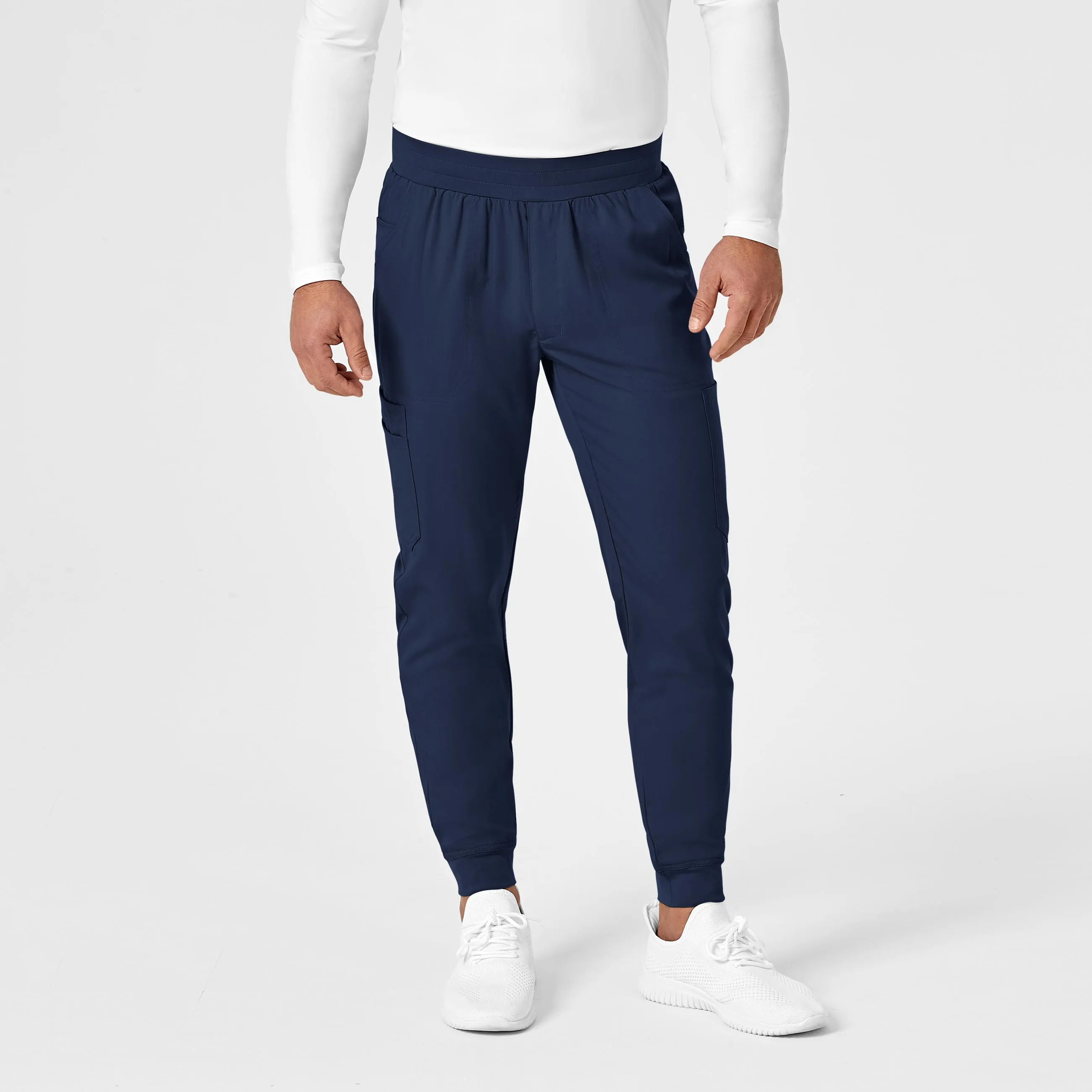 PRO Men's Cargo Jogger Scrub Pant - Navy