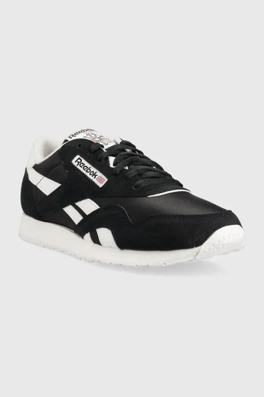 Reebok Classic sneakers CL Nylon black color