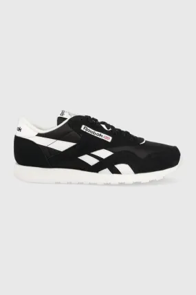 Reebok Classic sneakers CL Nylon black color