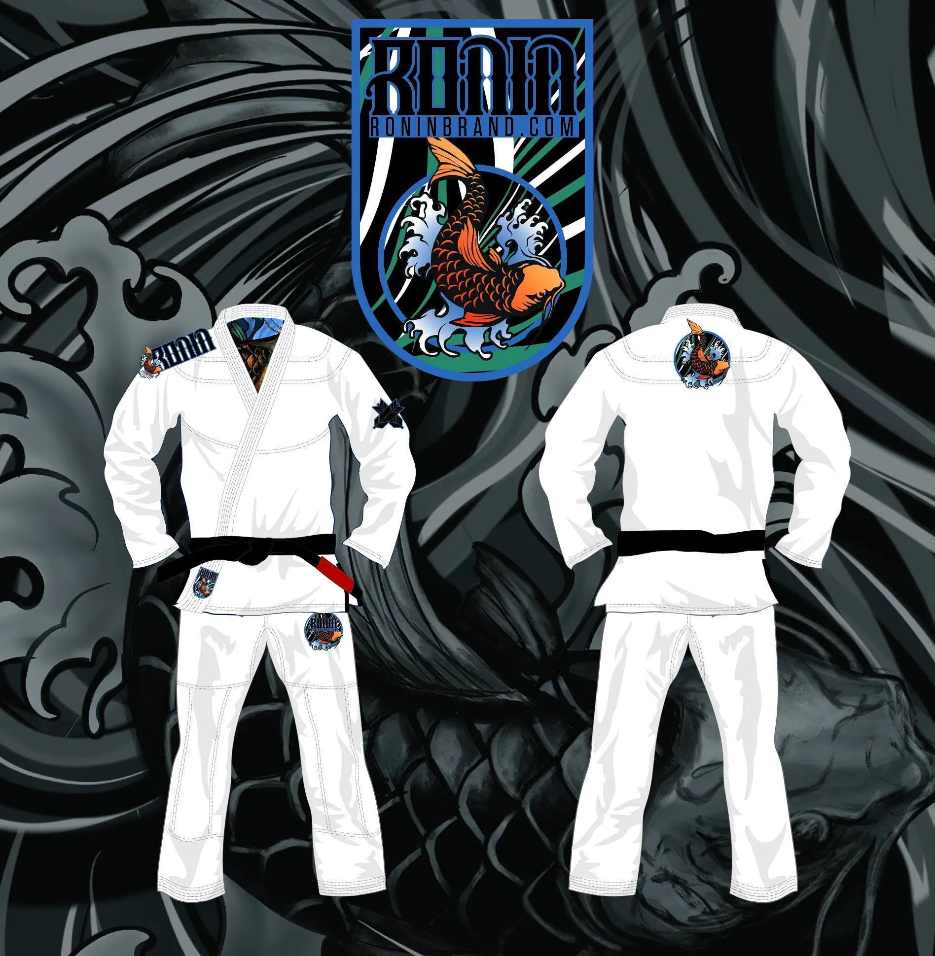 Ronin Koi Bjj Gi - White