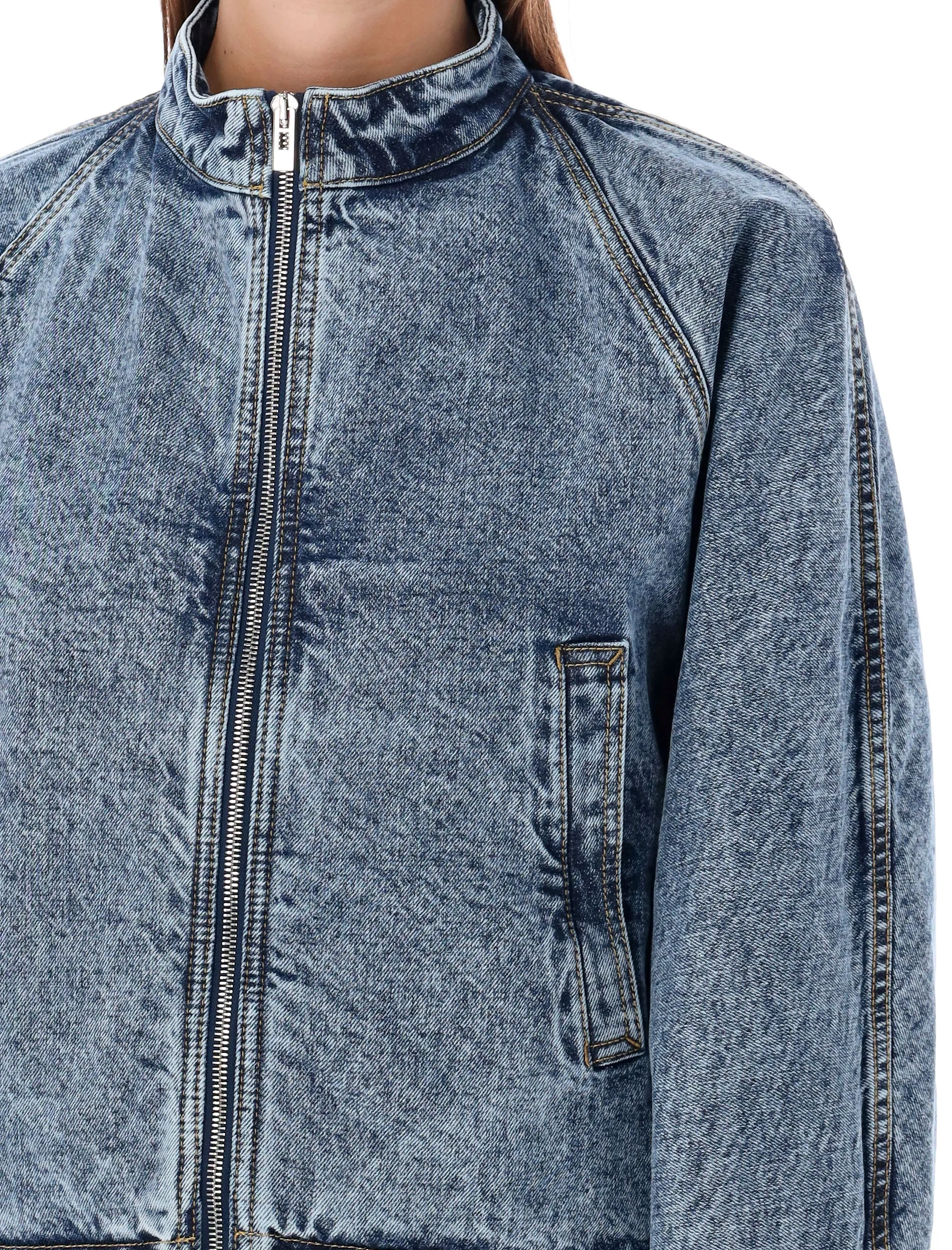 ROUND DENIM JACKET