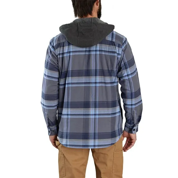 Rugged Flex® Relaxed Fit Flannel Fleece Lined Hooded Shirt Jac