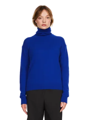 Saison 1865  Turtleneck jumper - Blue