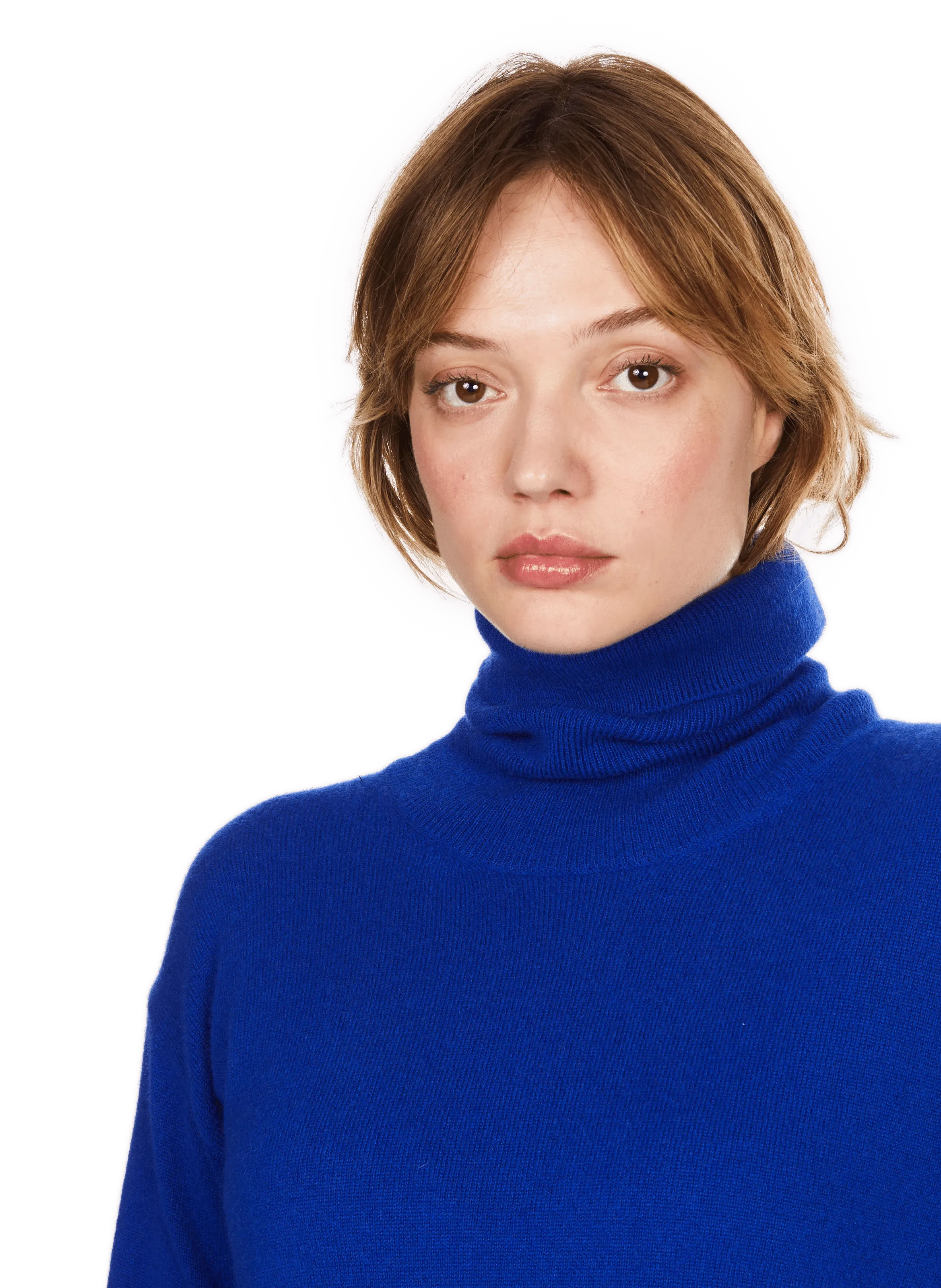 Saison 1865  Turtleneck jumper - Blue