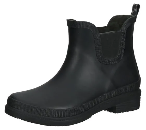 SANSIBAR Botas Chelsea de mujer, zapatos de entretiempo repelentes al agua 1082846 negro