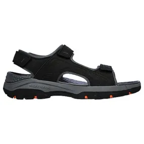 SKECHERS Men's Tresmen-Garo Sandal (Black)