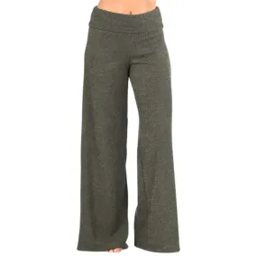 Sleek Hacci Mélange Sweater Knit Pants Made in USA - CLEARANCE FINAL SALE