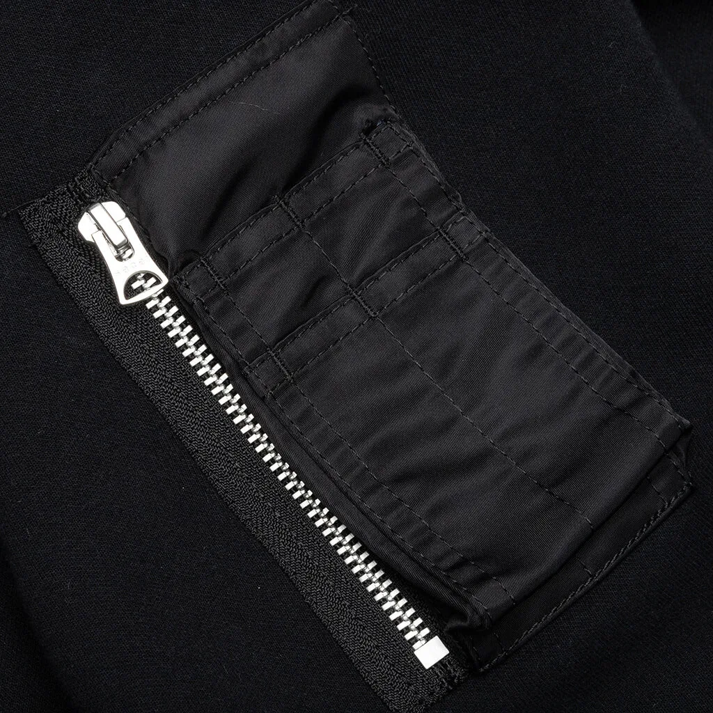 Sponge Sweat x MA-1 Pullover 002 - Black