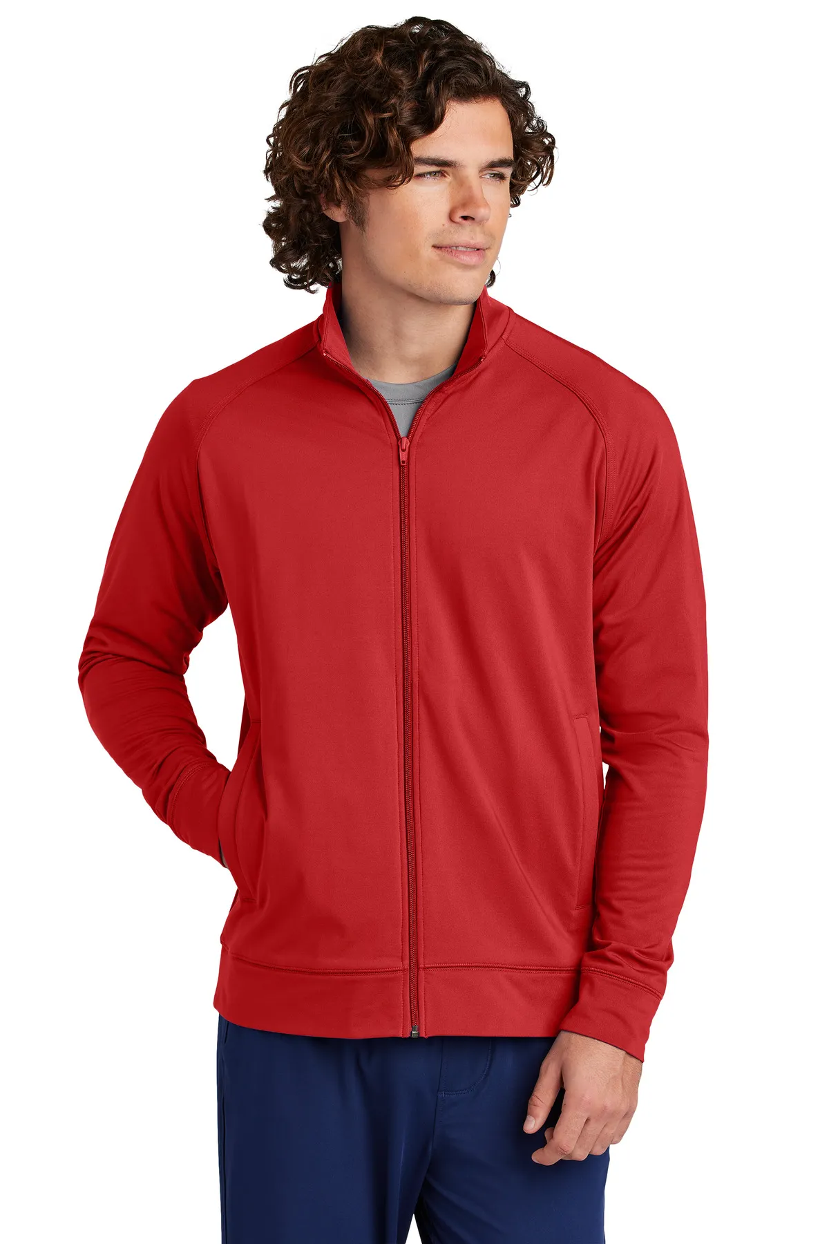 Sport-Tek ST857 Sport-Wick ® Stretch Full-Zip Cadet Jacket