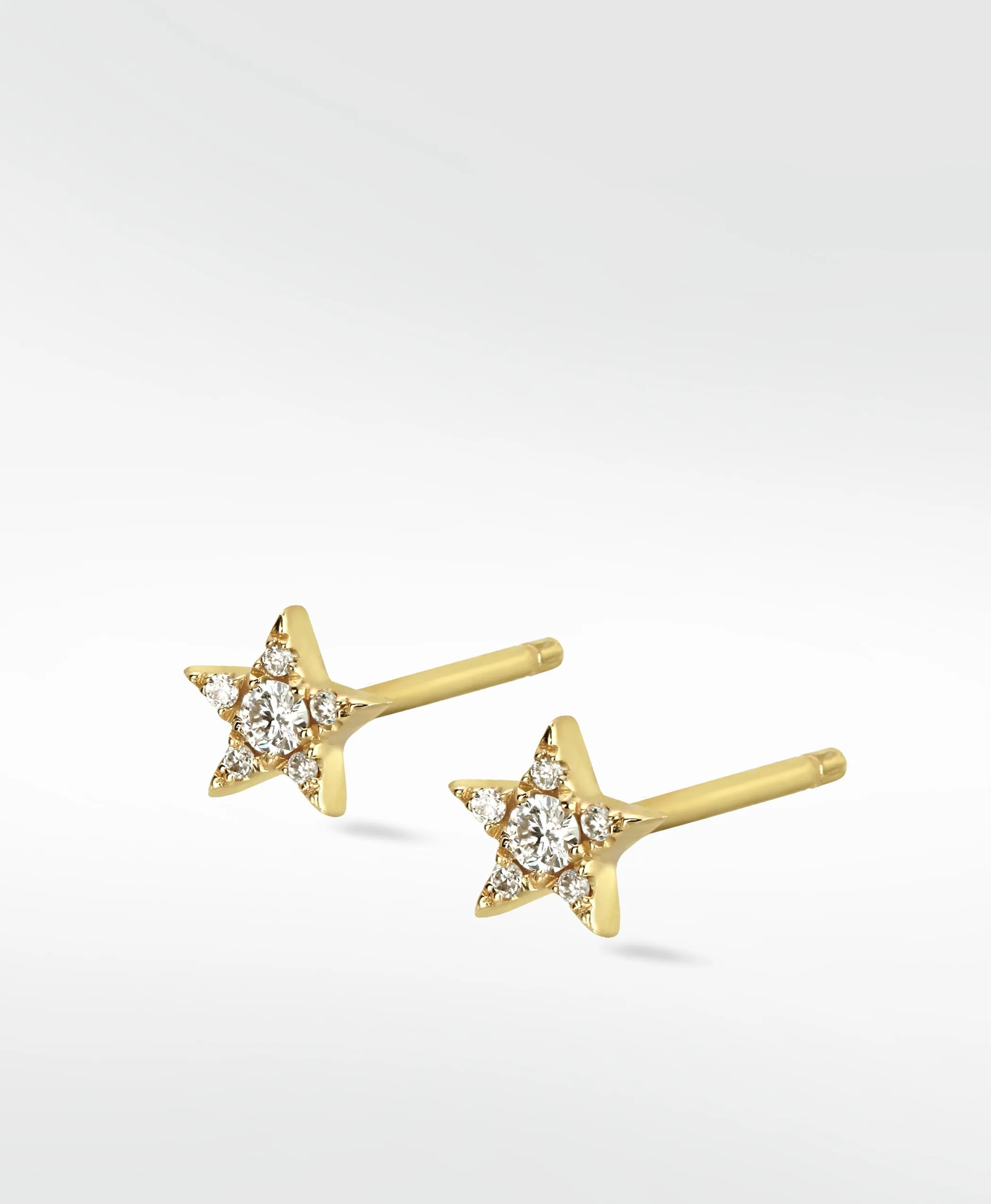 Starry Messenger Gold Studs