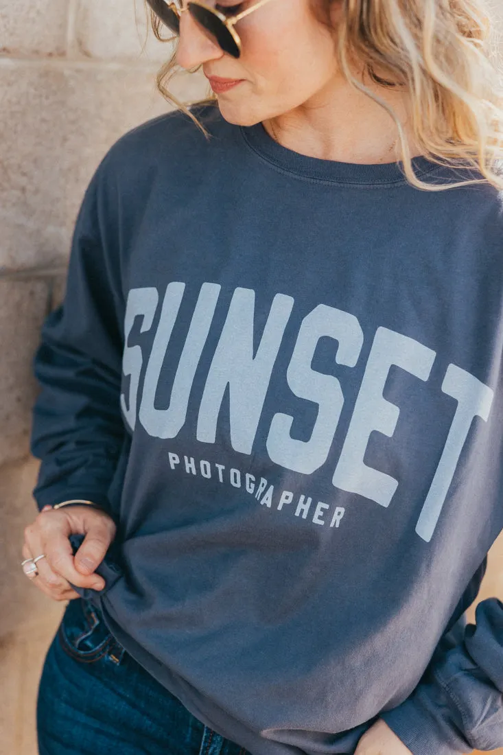 SUNSET PHOTOGRAPHER Long sleeve tee