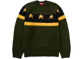 Supreme Stars Sweater Green