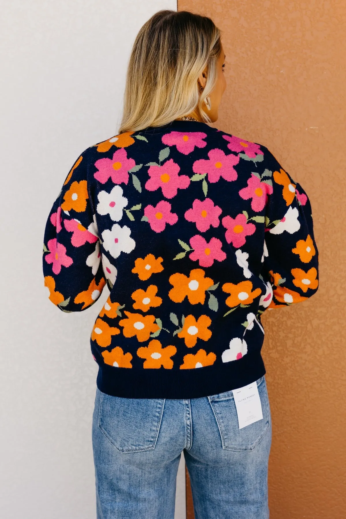 The Ameer Floral Sweater