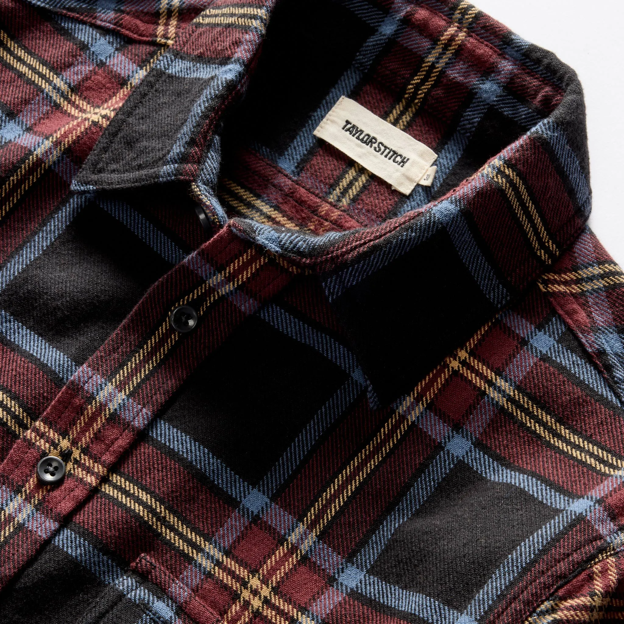 The Ledge Shirt in Dark Navy Plaid