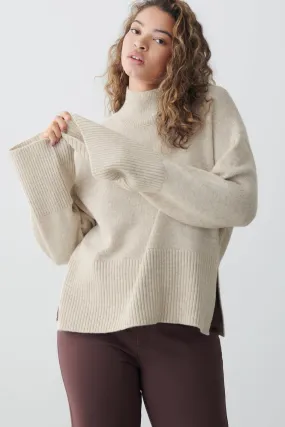 Turtleneck knitted sweater